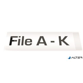 Címketartó zseb, 25x102 mm, öntapadó, DJOIS