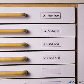 Címketartó zseb, 30x150 mm, öntapadó, fiókhoz, DJOIS