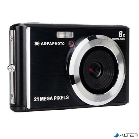 Fényképezőgép, kompakt, digitális, AGFAPHOTO "DC5200", fekete