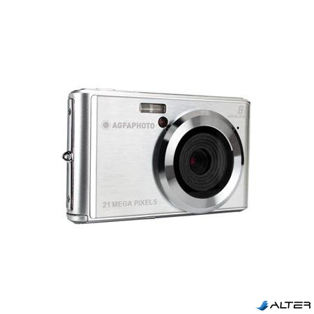 Fényképezőgép, kompakt, digitális, AGFAPHOTO "DC5200", ezüst