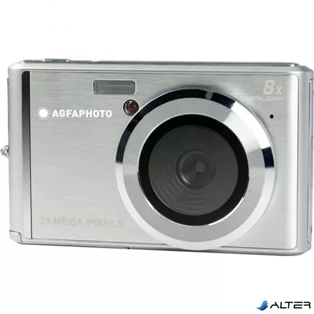 Fényképezőgép, kompakt, digitális, AGFAPHOTO "DC5200", ezüst