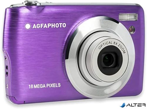 Fényképezőgép, kompakt, digitális, AGFAPHOTO "DC8200", lila
