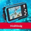 Fényképezőgép, kompakt, digitális, vízálló, AGFAPHOTO "WP8000", kék