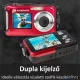Fényképezőgép, kompakt, digitális, vízálló, AGFAPHOTO "WP8000", piros