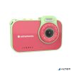 Fényképezőgép, digitális, vízálló, gyerekeknek, AGFAPHOTO Realikids 2 "ARKCW2PK", piros-zöld