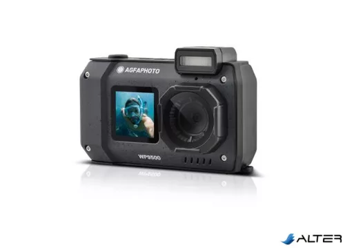 Fényképezőgép, digitális, vízálló, dupla kijelző, AGFAPHOTO Realishot 'WP9500', fekete