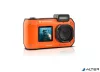 Fényképezőgép, digitális, vízálló, dupla kijelző, AGFAPHOTO Realishot "WP9500", narancs-fekete