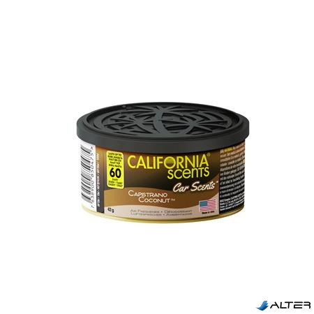 Autóillatosító konzerv, 42 g, CALIFORNIA SCENTS "Capistrano Coconut"