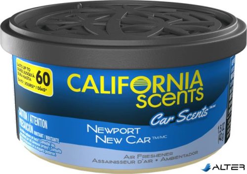 Autóillatosító konzerv, 42 g, CALIFORNIA SCENTS "Newport New Car"