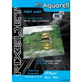   Pixeljet Tintasugaras fotópapír Art Aquarell, matt, 210g, 610 mm x 12 m, tekercs