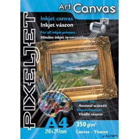   Pixeljet Tintasugaras fotópapír Art Canvas, matt, 350g, A4 210x297 mm, 5 lap