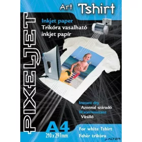   Pixeljet Tintasugaras fotópapír Art Tshirt Black, matt, 135g, A4 210x297 mm, 200 lap