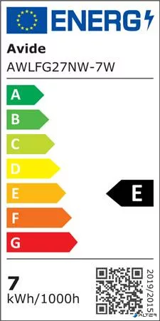LED izzó, filament, E27, gömb, A60, 7W, 806lm, 4000K, AVIDE