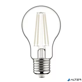   LED izzó, filament, E27, gömb, A60, 8,5W, 1055lm, 2700K, AVIDE