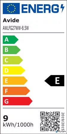 LED izzó, filament, E27, gömb, A60, 8,5W, 1055lm, 2700K, AVIDE