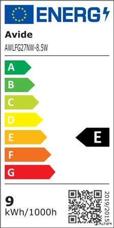 LED izzó, filament, E27, gömb, A60, 8,5W, 1055lm, 4000K, AVIDE