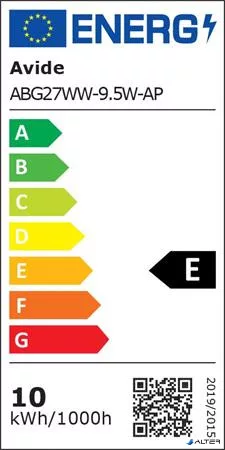 LED izzó, E27, gömb, A60, 9,5W, 1055lm, 3000K, AVIDE