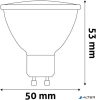 LED izzó, GU10 spot, 4W, 345lm, 3000K, AVIDE