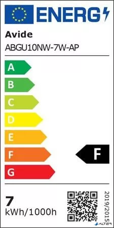 LED izzó, GU10 spot, 7W, 620lm, 4000K, AVIDE