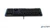 Billentyűzet, vezetékes, HUN, gaming, alumínium, AVAX "FS01", fekete