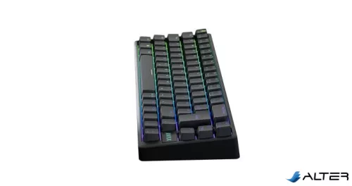 Billentyűzet, vezetékes, HUN, gaming, AVAX "GM01", fekete