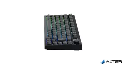 Billentyűzet, vezetékes, HUN, gaming, AVAX "GM02", fekete