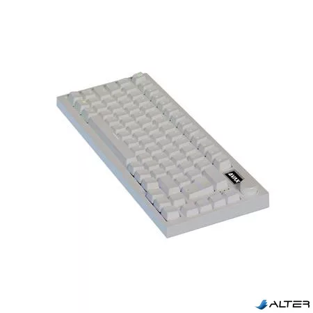 Billentyűzet, tri-mode kapcsolat, HUN, gaming, AVAX "GM02 PRO", fehér