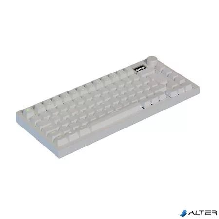 Billentyűzet, tri-mode kapcsolat, HUN, gaming, AVAX "GM02 PRO", fehér