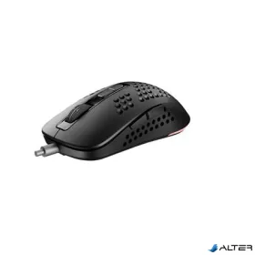   Egér, vezetékes, gaming, RGB, AVAX "LW01", fekete