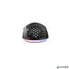 Egér, vezetékes, gaming, RGB, AVAX "LW01", fekete