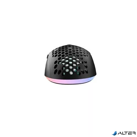 Egér, vezetékes, gaming, RGB, AVAX "LW01", fekete