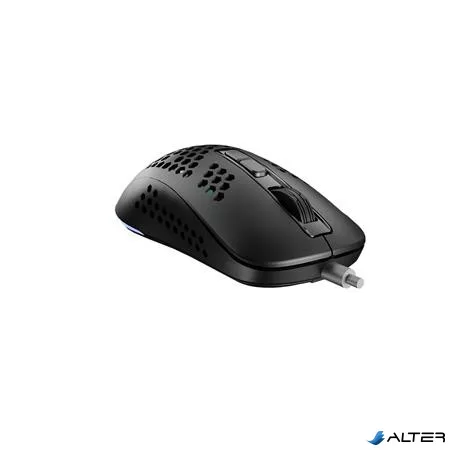 Egér, vezetékes, gaming, RGB, AVAX "LW01", fekete