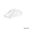 Egér, vezetékes, gaming, RGB, AVAX "LW01", fehér