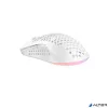 Egér, vezetékes, gaming, RGB, AVAX "LW01", fehér