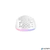 Egér, vezetékes, gaming, RGB, AVAX "LW01", fehér