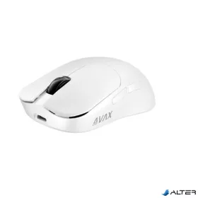  Egér, tri-mode kapcsolat, gaming, AVAX 'LW02 PRO', fehér