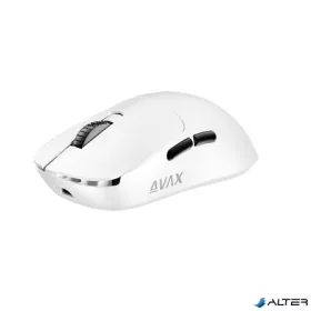   Egér, tri-mode kapcsolat, gaming, AVAX 'LW03 PRO', fehér