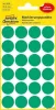 Etikett, 18 mm, kör, AVERY ZWECKFORM, zöld, 96 etikett/csomag