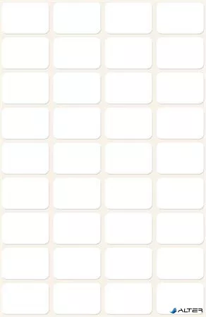 Etikett, 18x12 mm, kézzel írható, kerekitett sarkú, AVERY ZWECKFORM, 216 etikett/csomag
