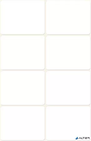 Etikett, 38x29 mm, kézzel írható, lekerekített sarkú, AVERY ZWECKFORM, 40 etikett/csomag