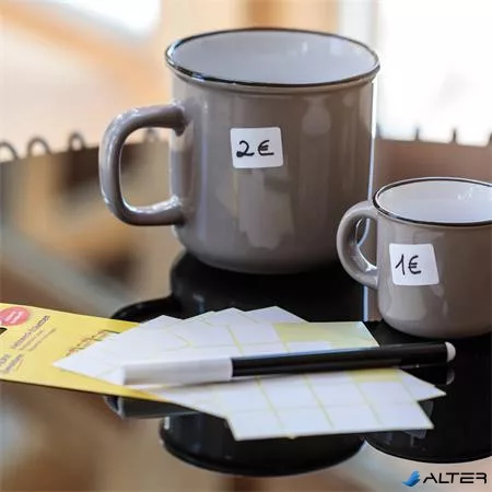 Etikett, 38x29 mm, kézzel írható, lekerekített sarkú, AVERY ZWECKFORM, 40 etikett/csomag