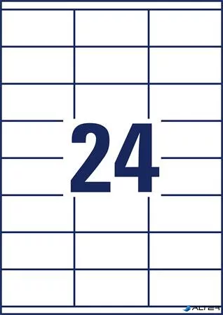 Etikett, univerzális, 70x35 mm, AVERY ZWECKFORM, 2400 etikett/csomag