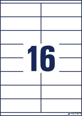 Etikett, univerzális, 105x35 mm, AVERY ZWECKFORM, 1600 etikett/csomag