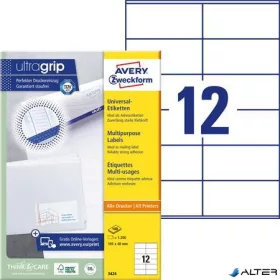   Etikett, univerzális, 105x48 mm, AVERY ZWECKFORM, 1200 etikett/csomag