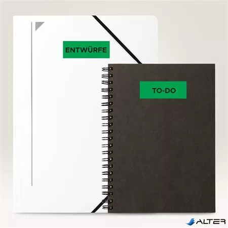 Etikett, 70x37 mm, színes, AVERY ZWECKFORM, zöld, 2400 etikett/csomag