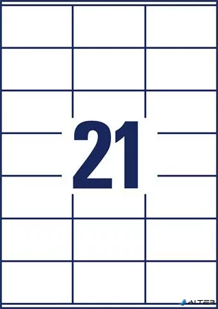 Etikett, univerzális, 70x41 mm, AVERY ZWECKFORM, 210 etikett/csomag