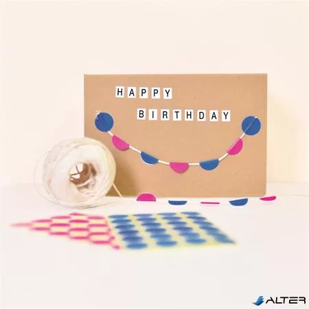 Etikett, 8 mm, kör, eltávolítható, AVERY ZWECKFORM, indigókék, 416 etikett/csomag