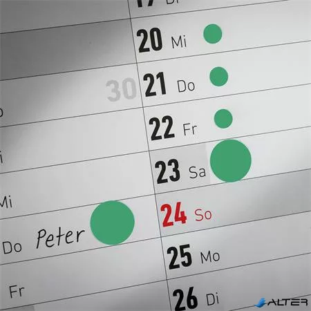 Etikett, 8 mm, kör, eltávolítható, AVERY ZWECKFORM, fűzöld, 416 etikett/csomag