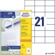Etikett, univerzális, 70x42,3 mm, AVERY ZWECKFORM, 2100 etikett/csomag