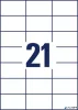 Etikett, univerzális, 70x42,3 mm, AVERY ZWECKFORM, 210 etikett/csomag